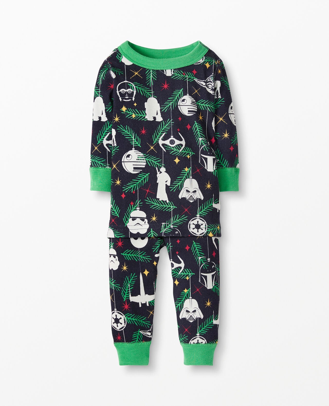 Kids STAR WARS™ Holiday Long John Pajama Set - Image 2