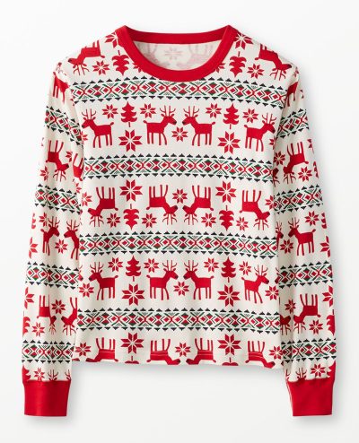 Adult Holiday Dear Deer HannaJams™ Pajama Top