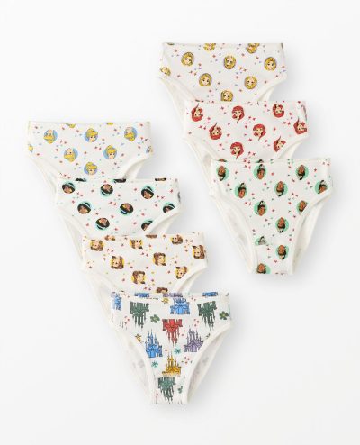 7-Pack Disney Princess Organic Cotton Hipster Underwear