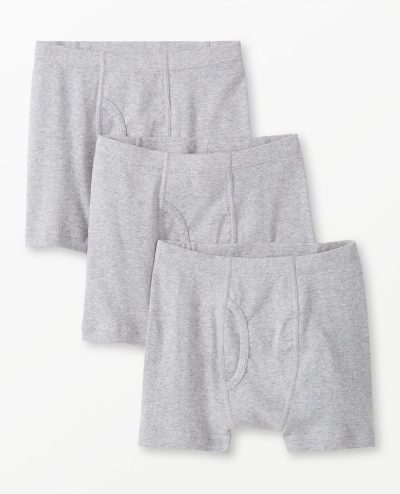 3-Pack Organic Cotton Boxer Briefs