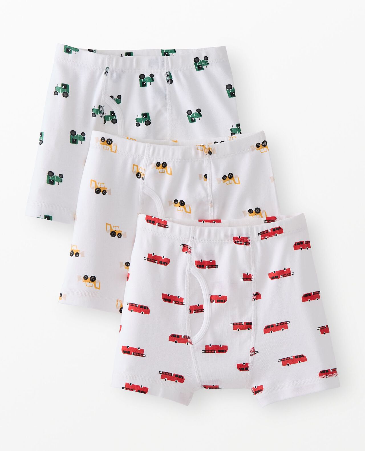 3-Pack Organic Cotton Boxer Briefs