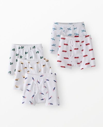 5-Pack Organic Cotton Boxer Briefs