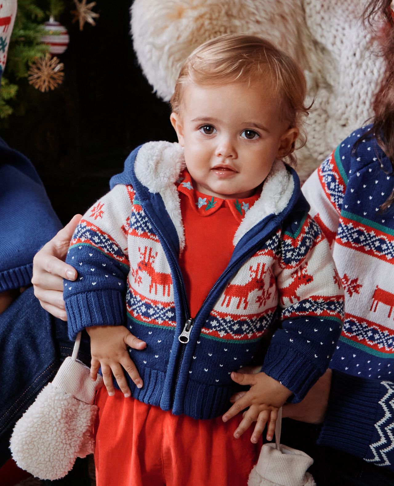 Baby Holiday Sweater Jacket