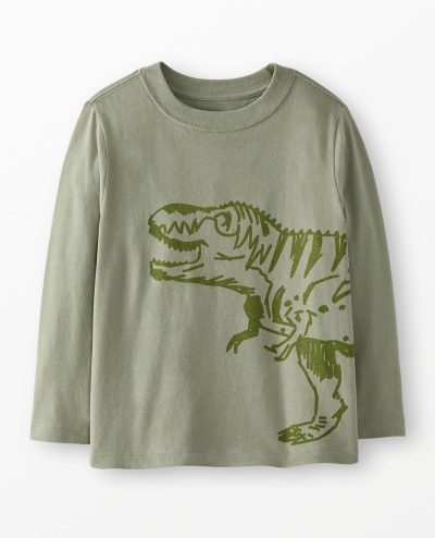 Long Sleeve Relaxed Fit Graphic T-Shirt