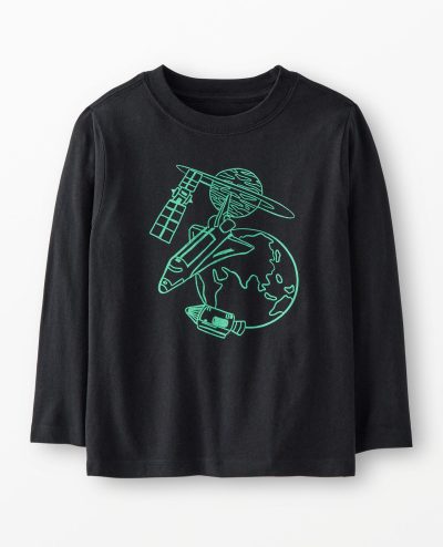 Long Sleeve Relaxed Fit Graphic T-Shirt