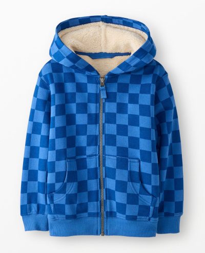 Faux Shearling French Terry Hoodie