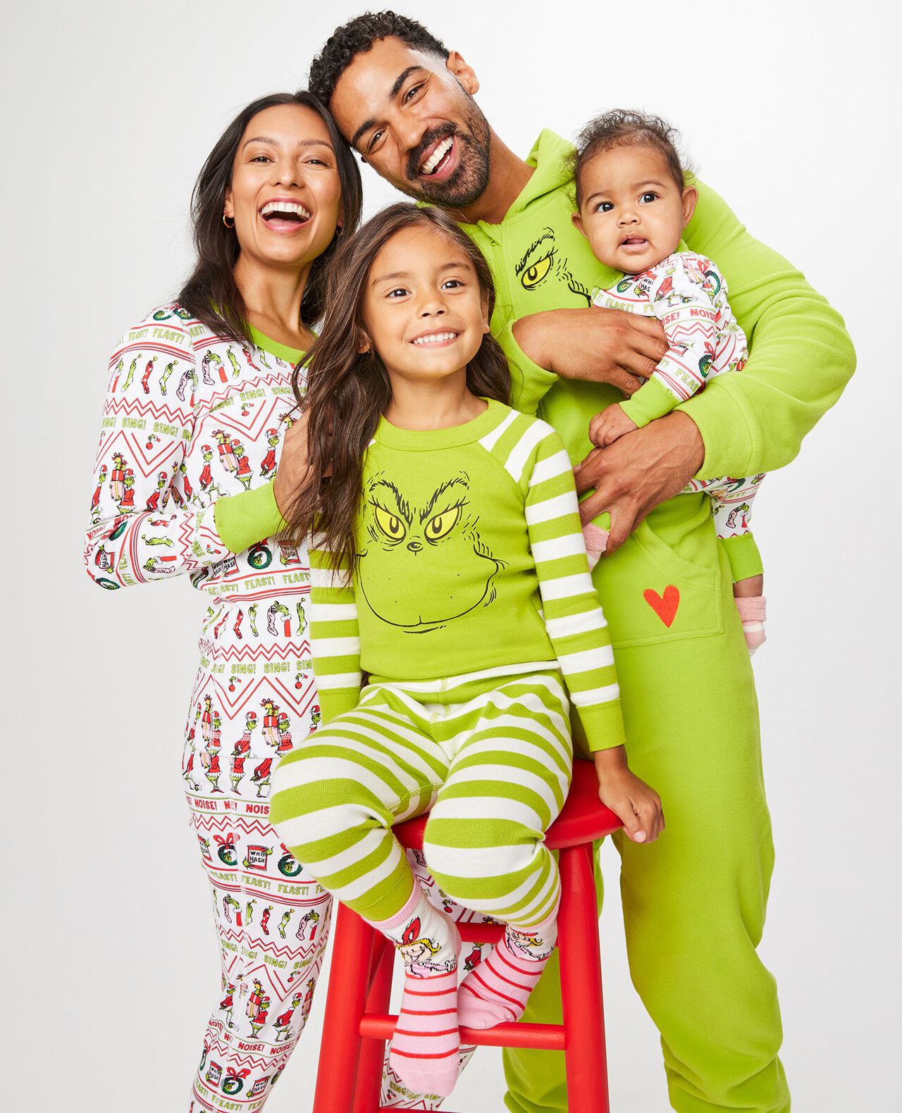 Adult Dr. Seuss Grinch Costume Fleece Jumpsuit - Image 2