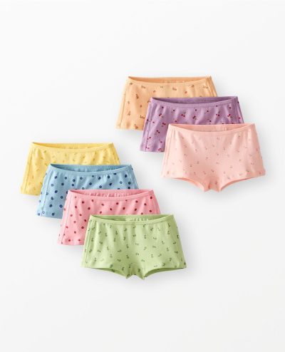 7-Pack Organic Cotton Girl Short Underwear