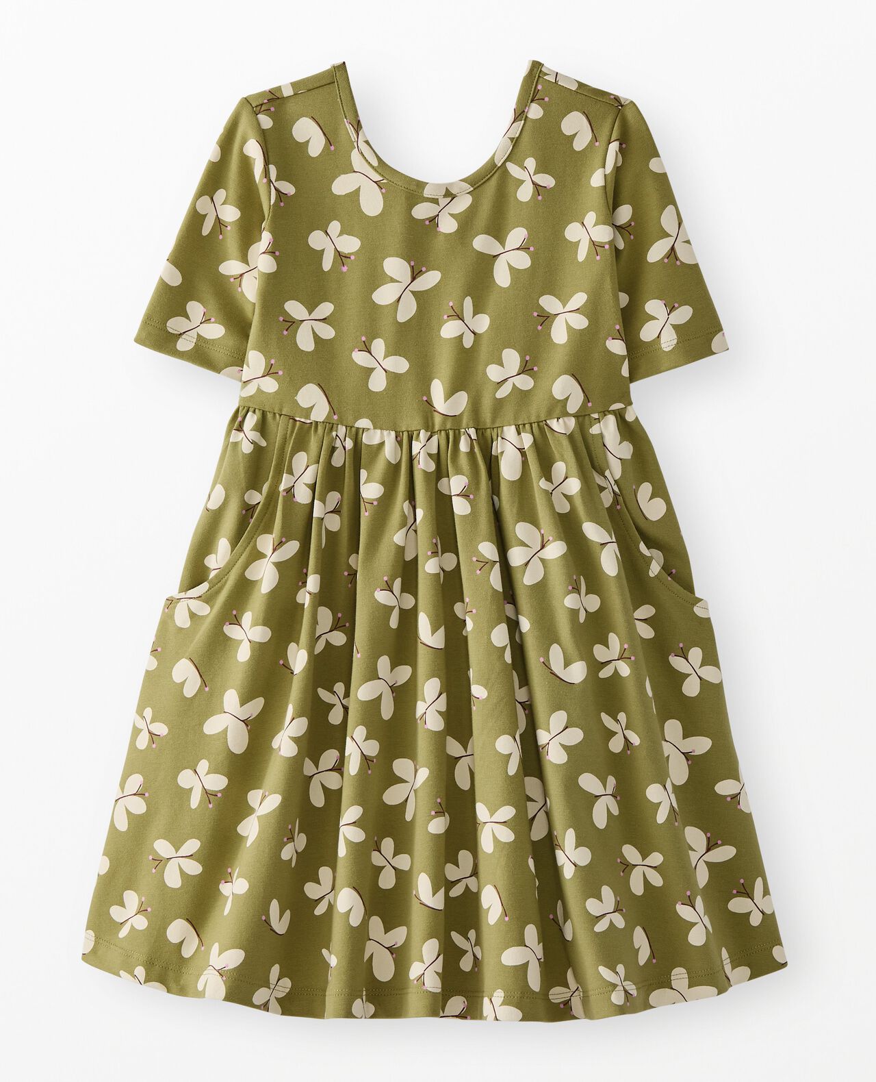 Skater Dress with Pockets - Image 2