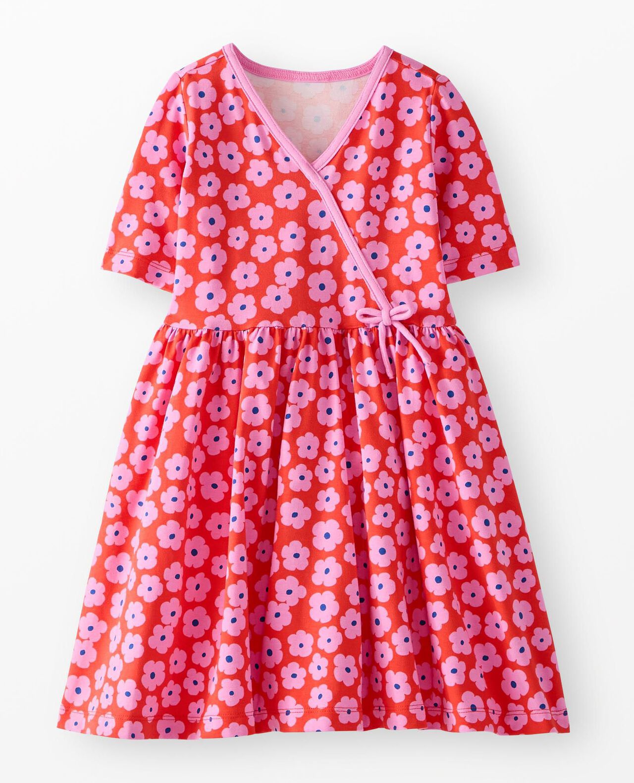 Wrap Skater Dress with Pockets