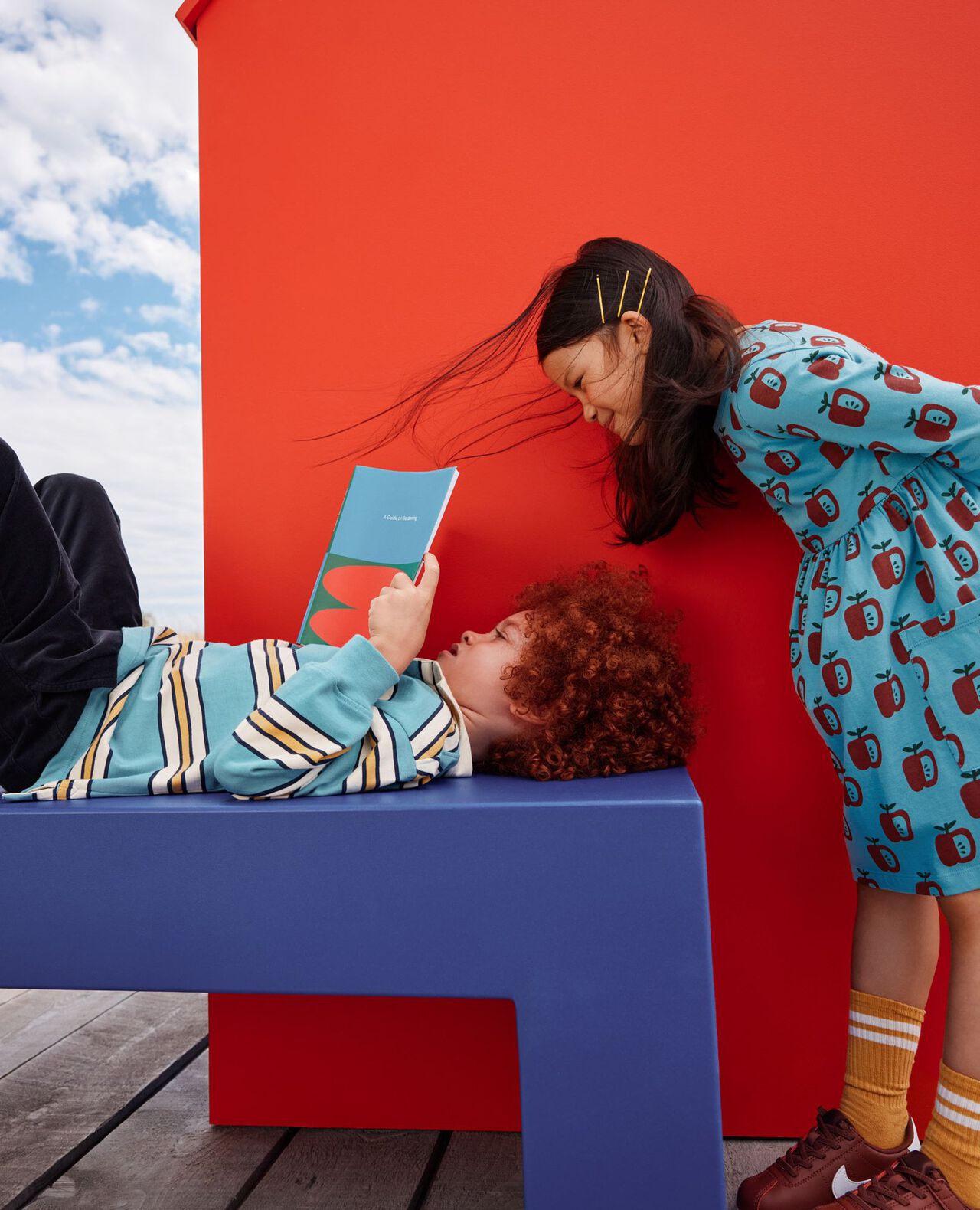 Long Sleeve Playground Dress with Pockets - Image 3