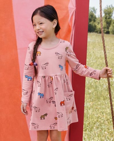 Long Sleeve Playground Dress with Pockets
