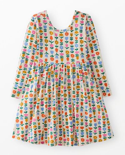 Long Sleeve Skater Dress with Pockets