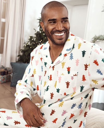 Adult Holiday Flannel Pajama Top