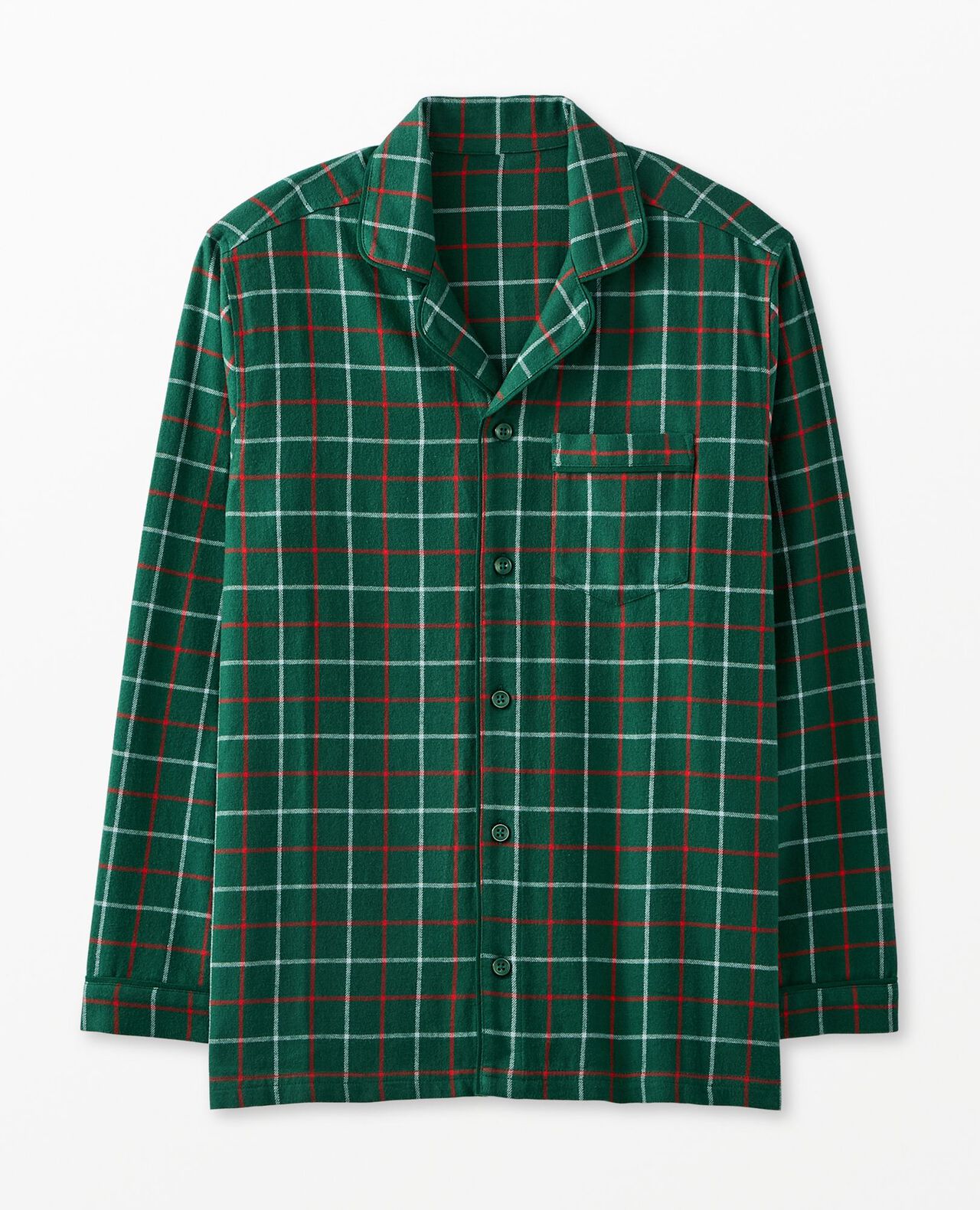 Adult Holiday Flannel Pajama Top