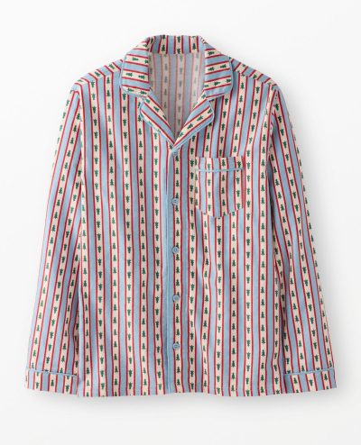 Adult Holiday Flannel Pajama Top