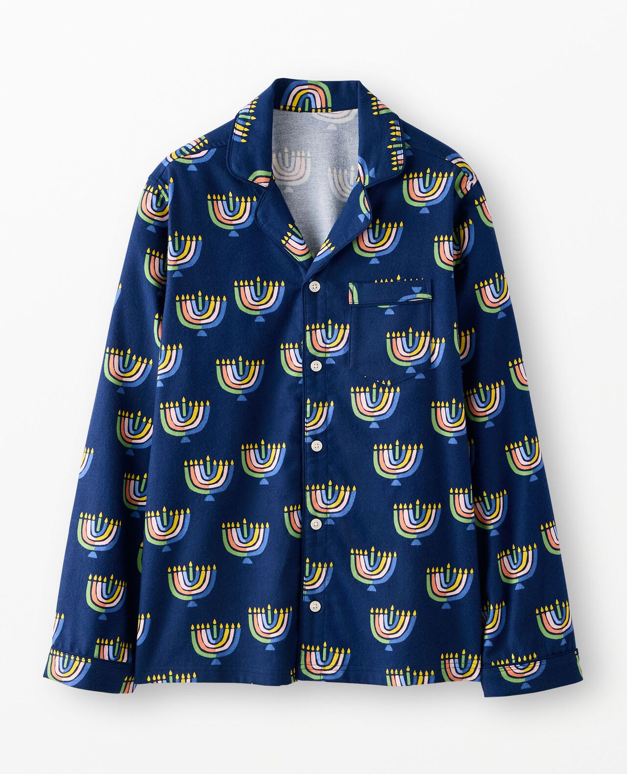 Adult Holiday Flannel Pajama Top