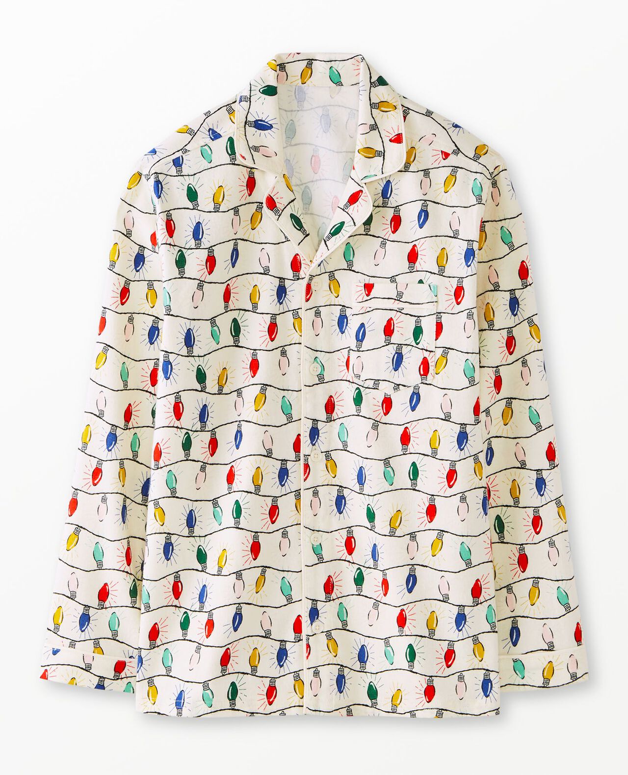 Adult Unisex Flannel Pajama Top - Image 2