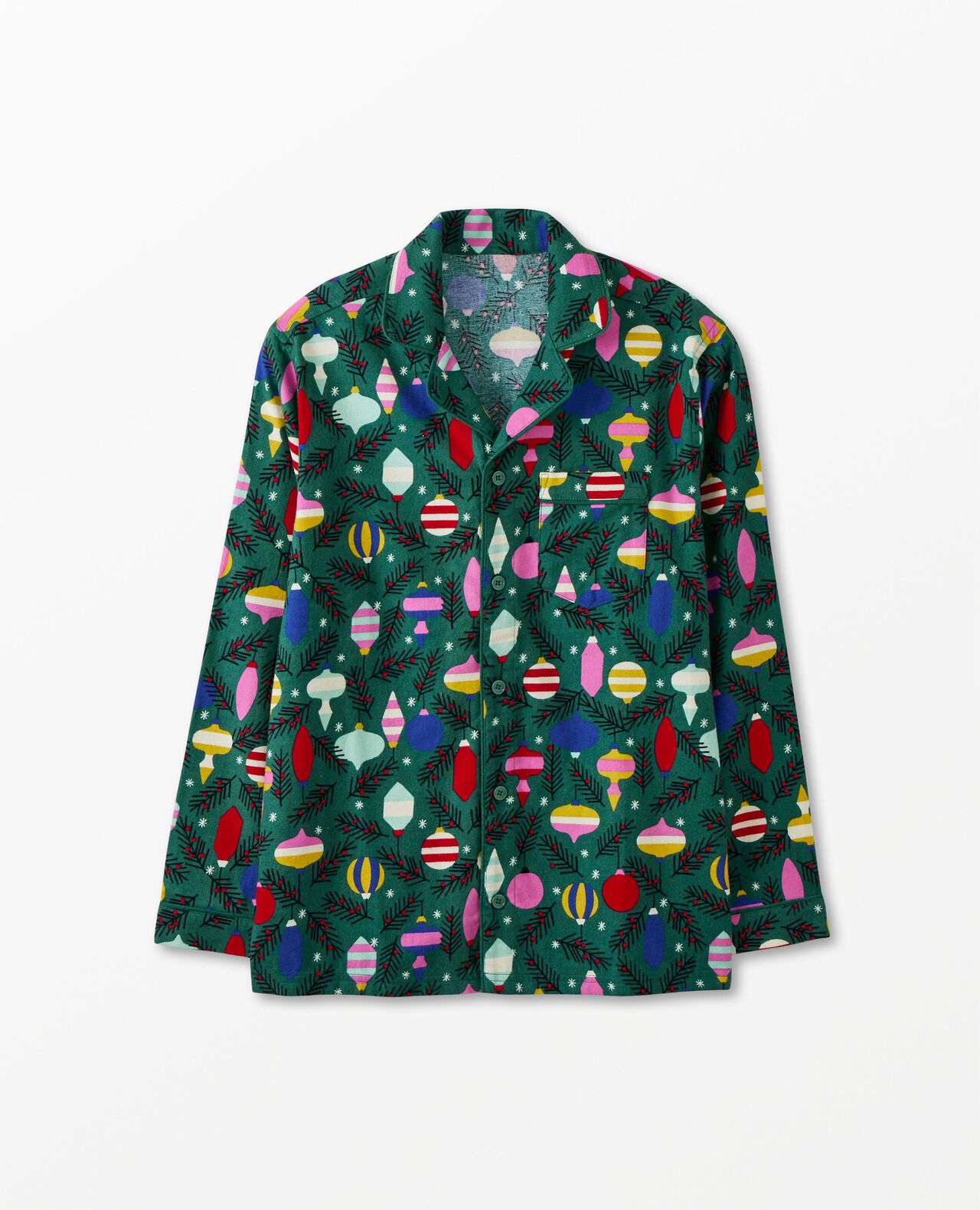 Adult Holiday Flannel Pajama Top - Image 35