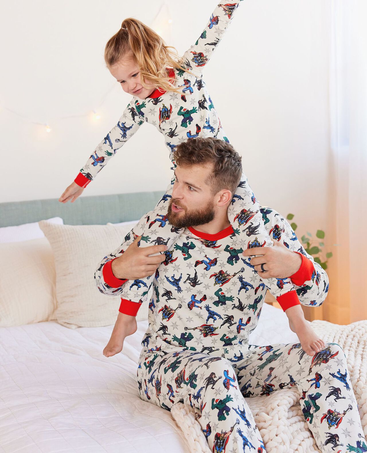 Adult Marvel Avengers Holiday HannaJams™ Pajama Top - Image 2