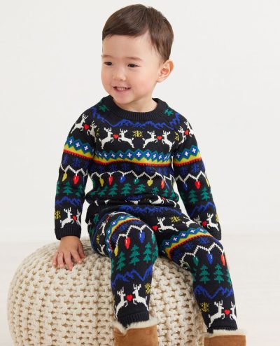 Baby Holiday Sweater & Leggings Set