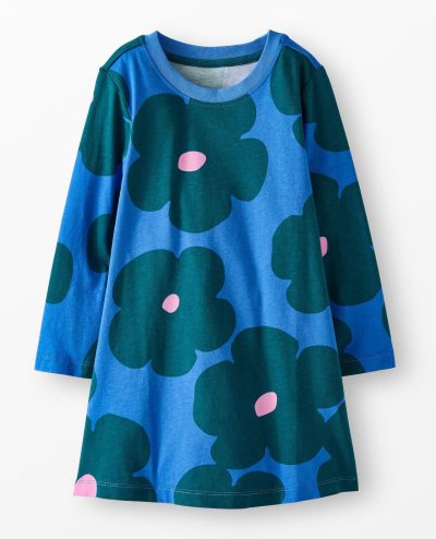 Long Sleeve T-Shirt Dress with Pockets
