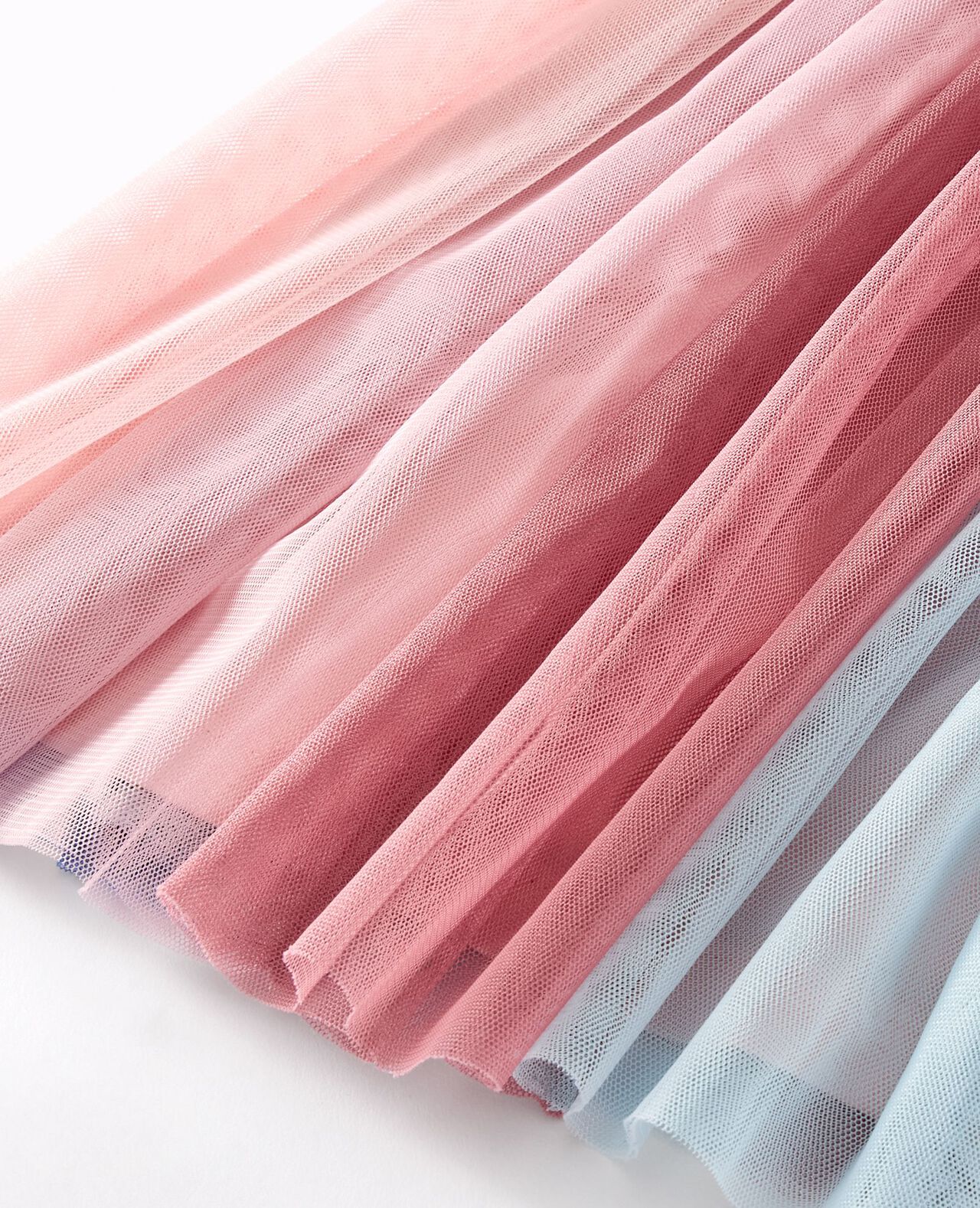 Baby Long Sleeve Rainbow Tulle Dress - Image 3