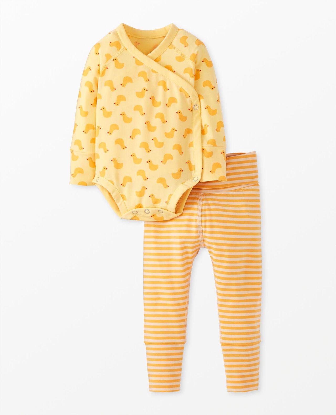 Baby Layette Wrap Top & Wiggle Pants in HannaSoft™ - Image 7