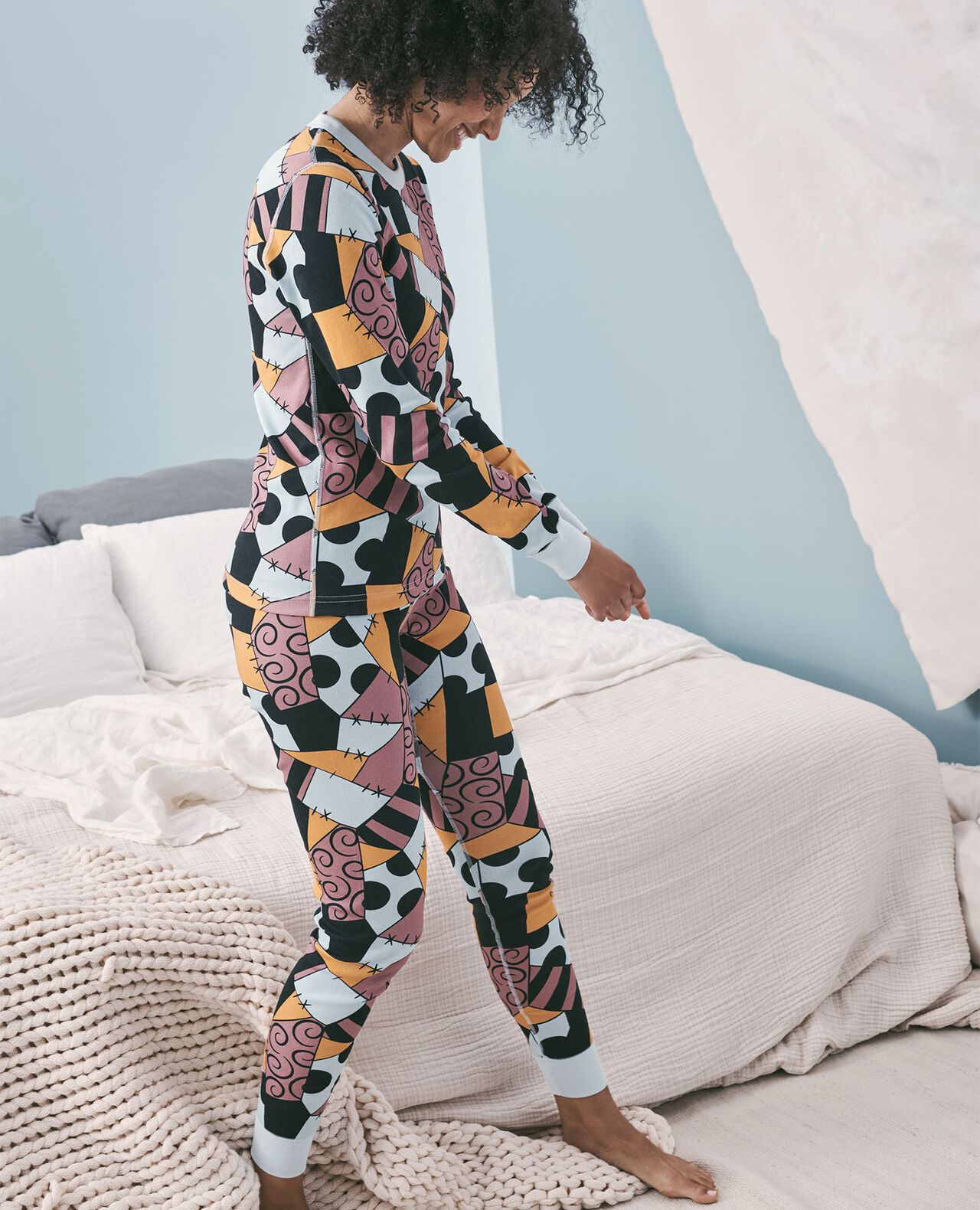 Adult The Nightmare Before Christmas Sally Costume HannaJams™ Pajama Set - Image 4