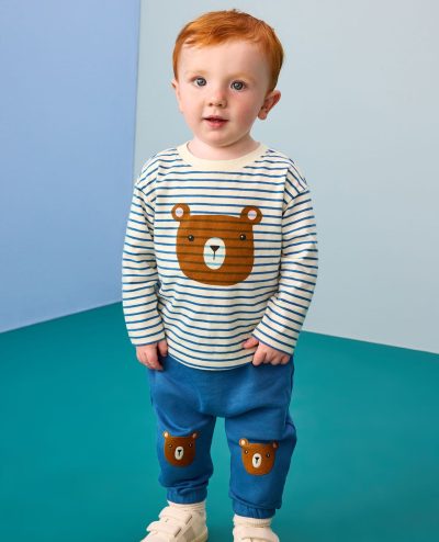 Baby Long Sleeve T-Shirt & French Terry Pants Set