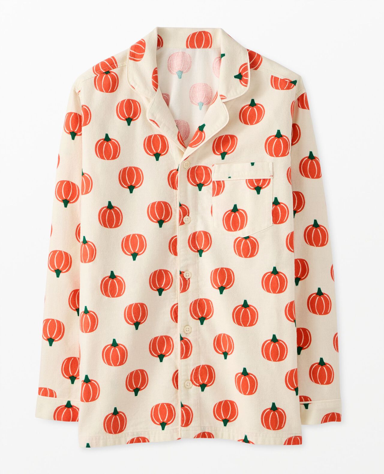 Adult Halloween Flannel Pajama Top - Image 2