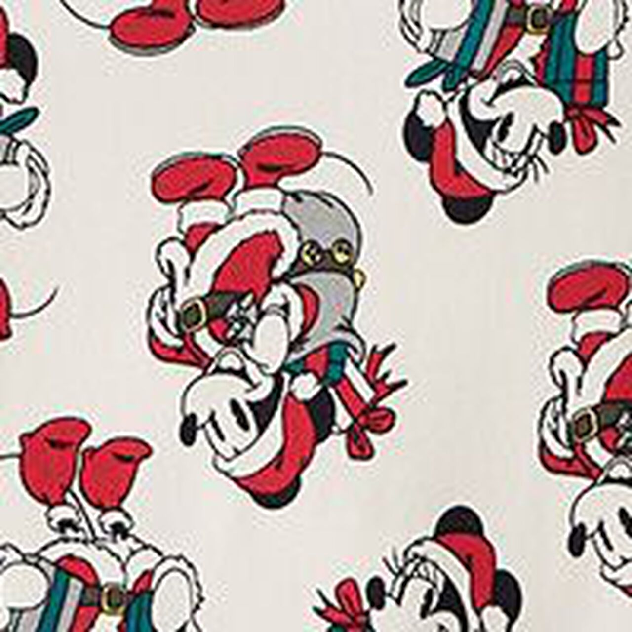 Disney Mickey Mouse Holiday Long Sleeve Skater Dress with Pockets - Image 4