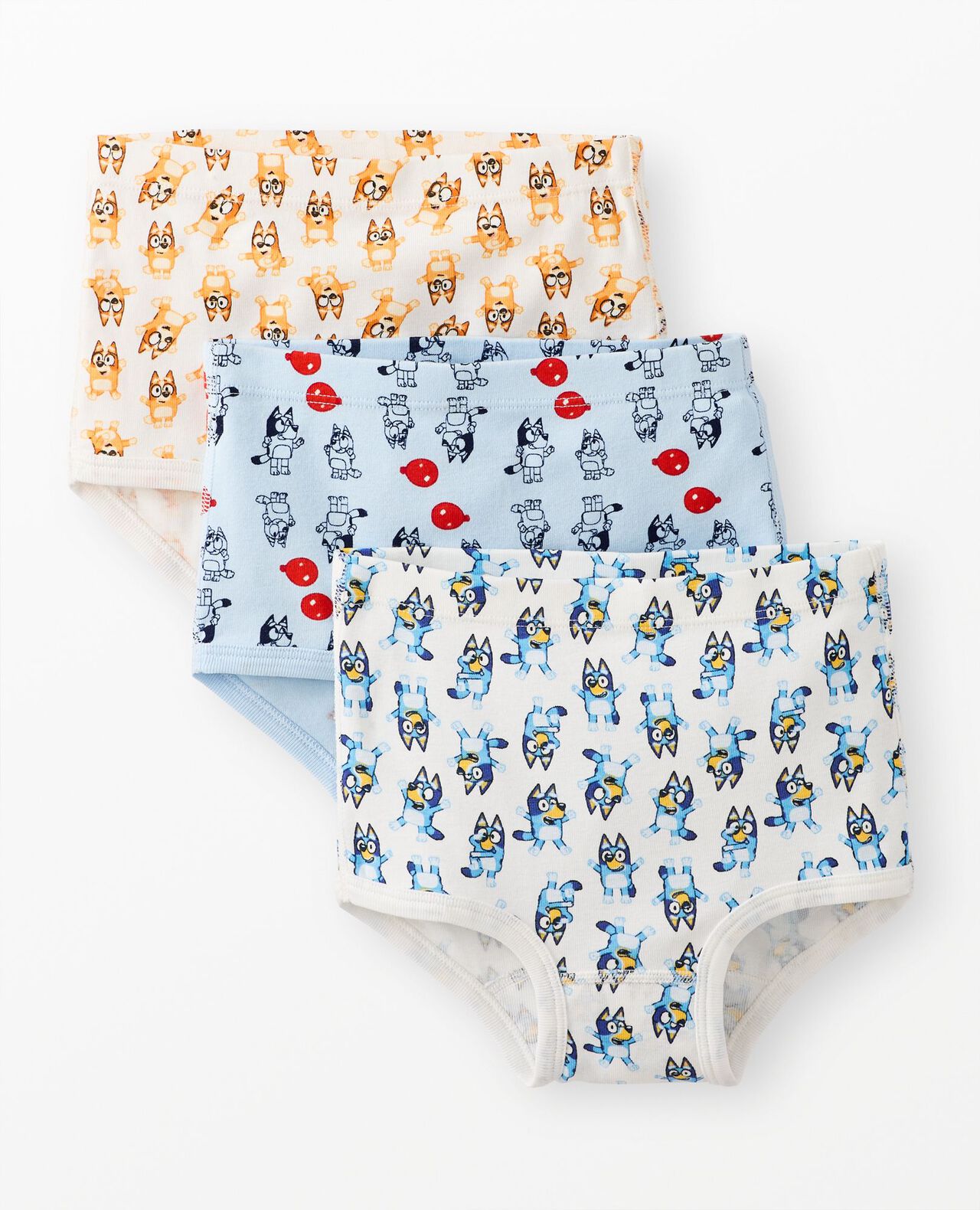 3-Pack Bluey Organic Cotton Classic Underwear
