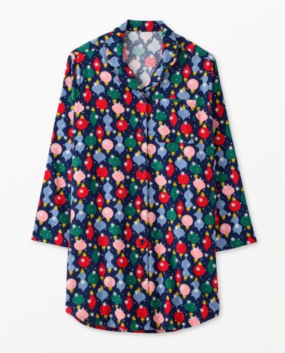 Women's Holiday Flannel Nightshirt