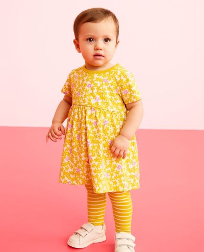 Baby Dress & Leggings Set