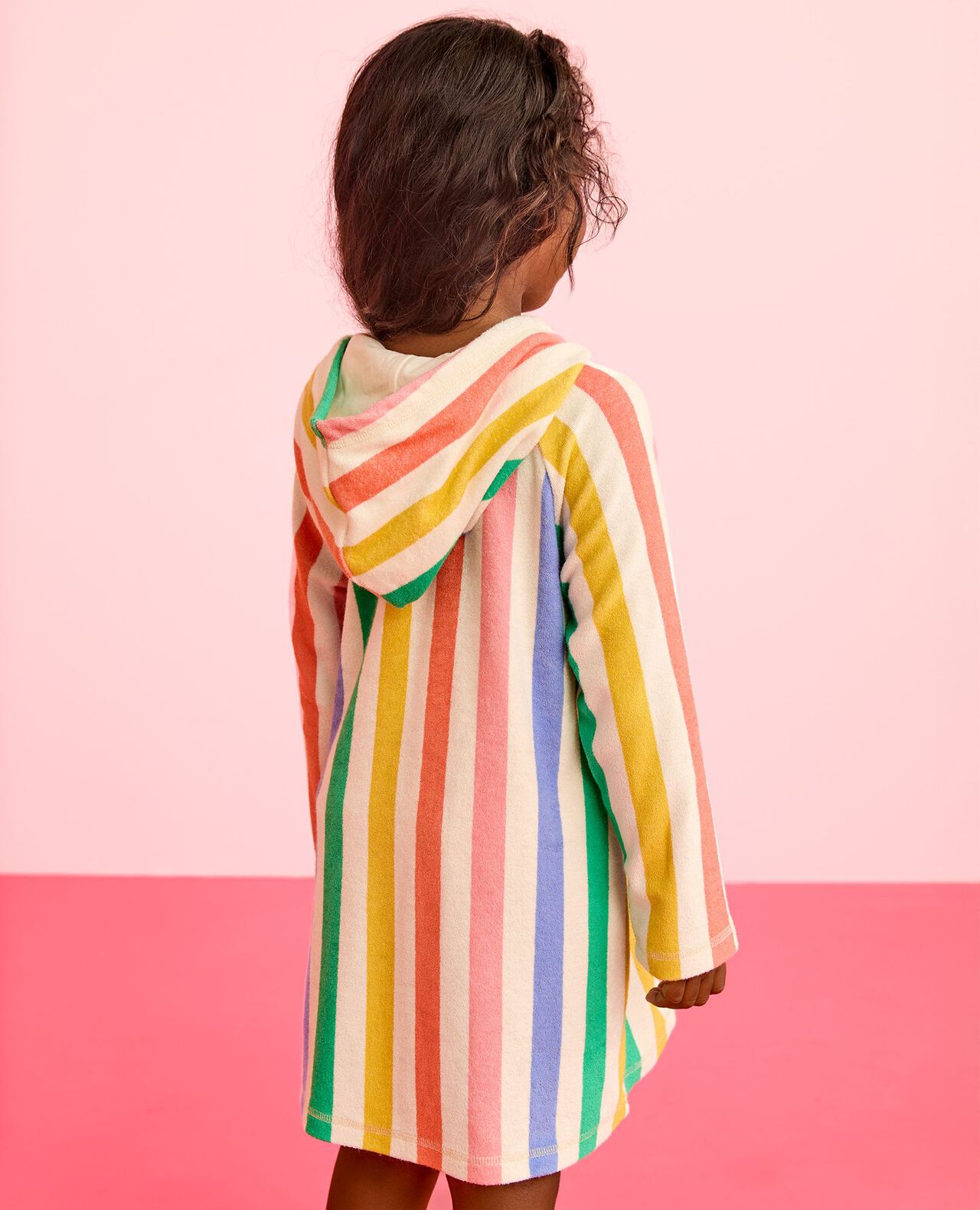 Long Sleeve Loop Terry Hoodie Cover Up - Image 3