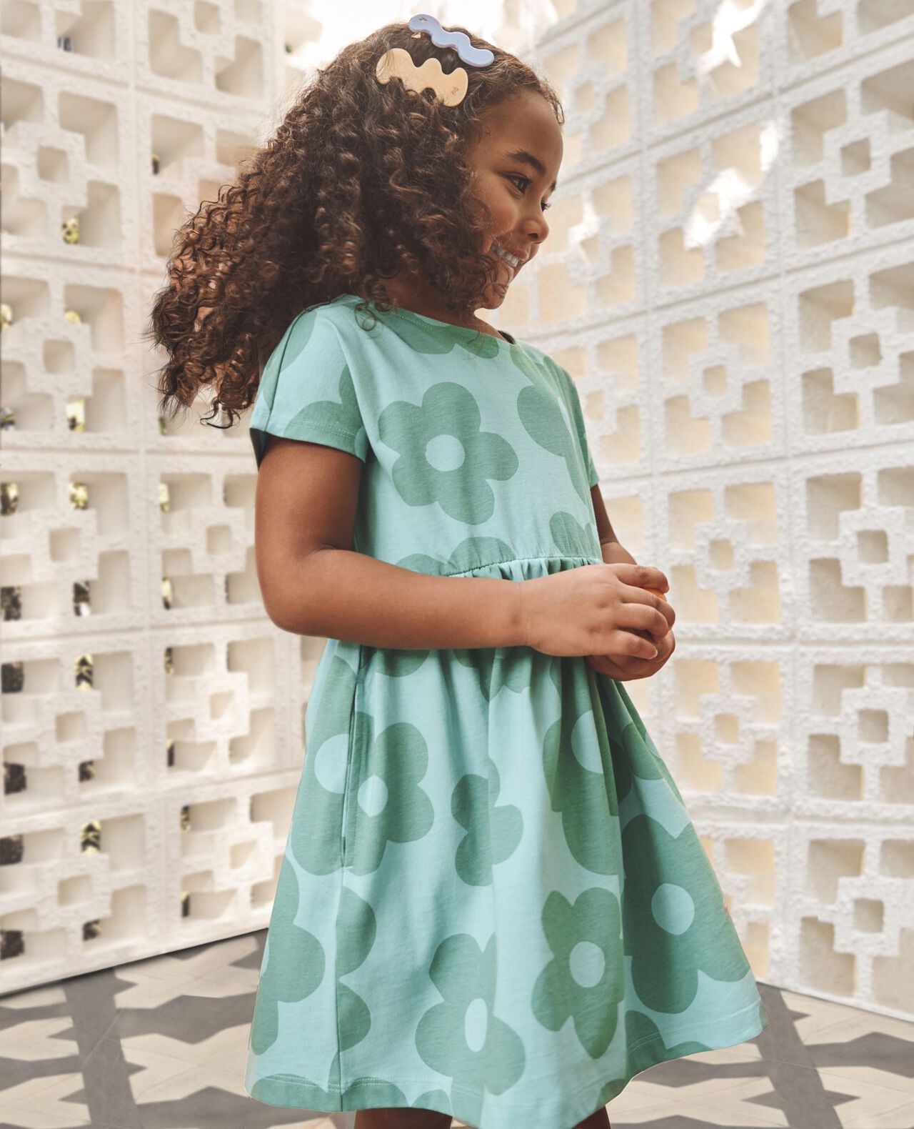 Dolman Sleeve Dress with Pockets - Image 5