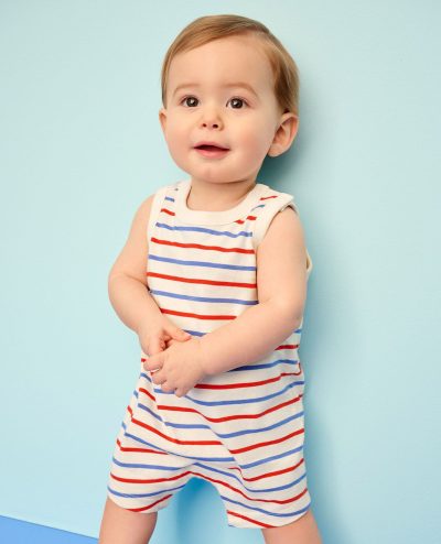 Baby Sleeveless Shortie Romper