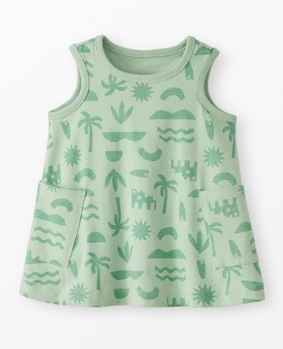 Baby Sleeveless Pocket Dress & Shorts Set