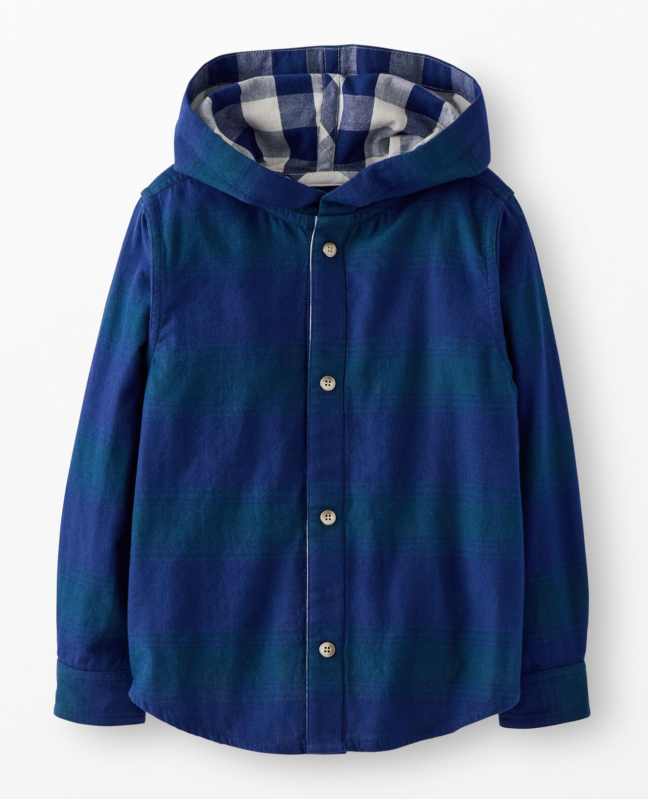 Long Sleeve Reversible Hooded Shirt