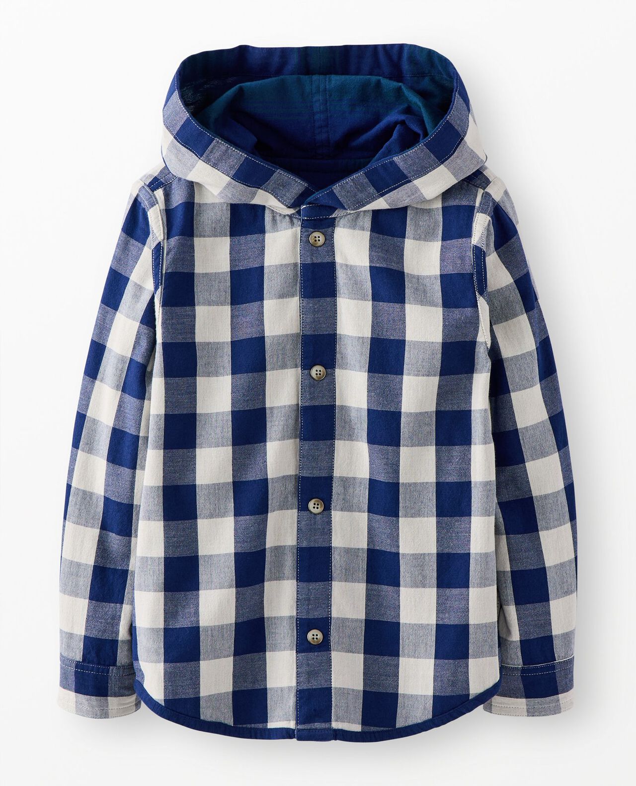 Long Sleeve Reversible Hooded Shirt - Image 2