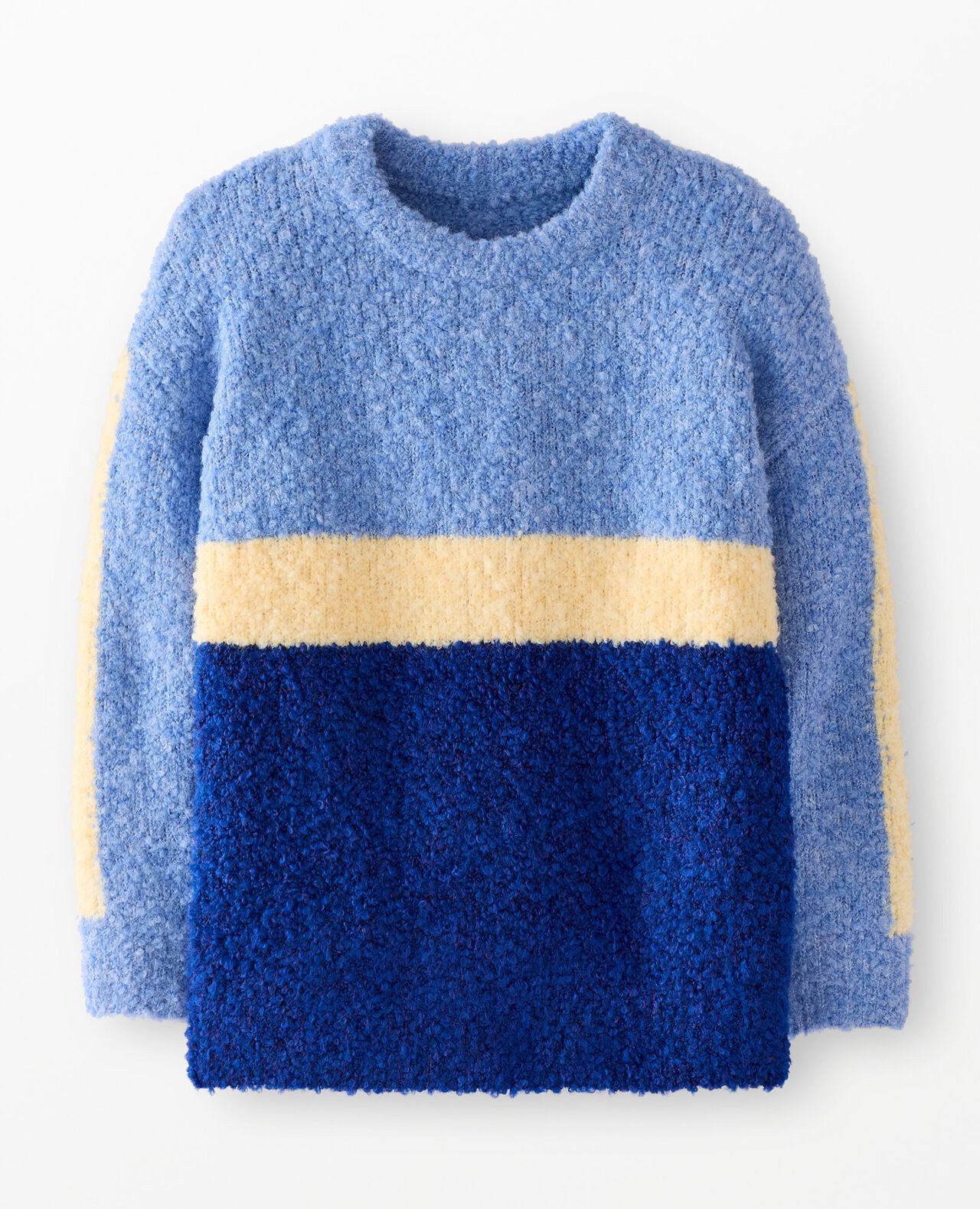 Colorblock Bouclé Sweater
