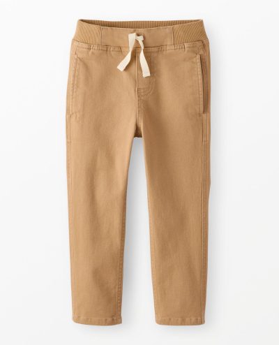 Slim Fit Twill Pull-On Pants