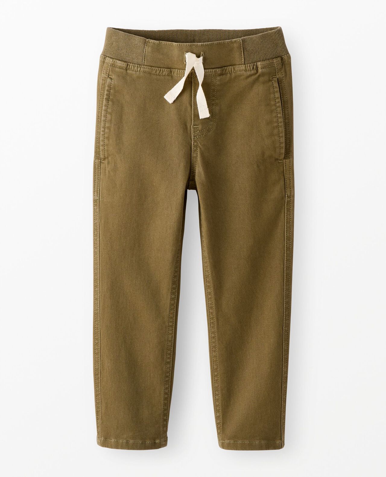 Slim Fit Twill Pull-On Pants