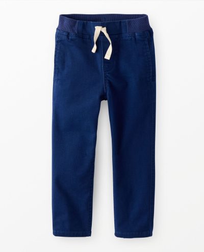 Slim Fit Twill Pull-On Pants