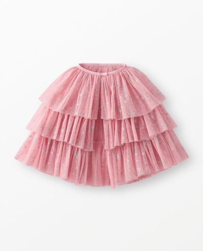 Shimmer Tulle Ruffle Capelet