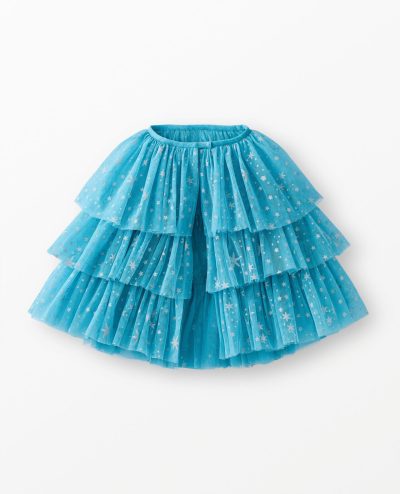 Shimmer Tulle Ruffle Capelet