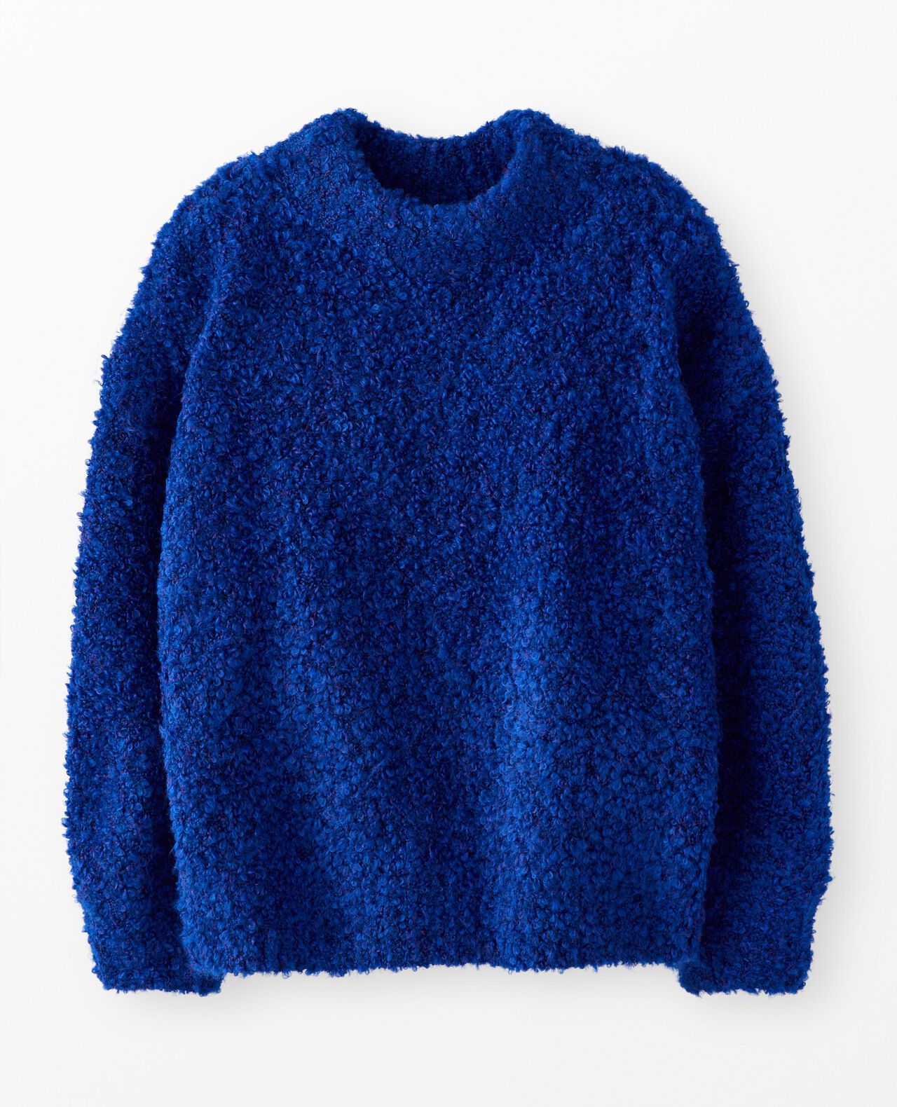 Mock Neck Bouclé Sweater