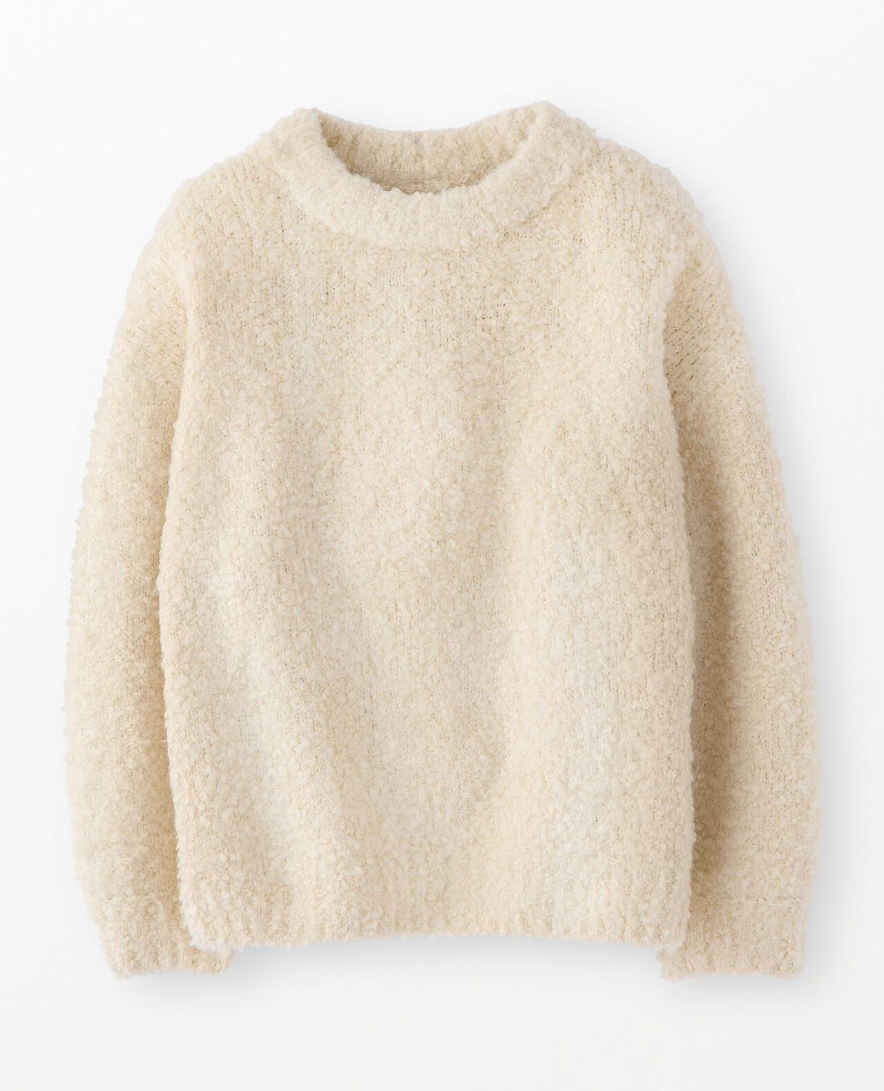 Mock Neck Bouclé Sweater - Image 2