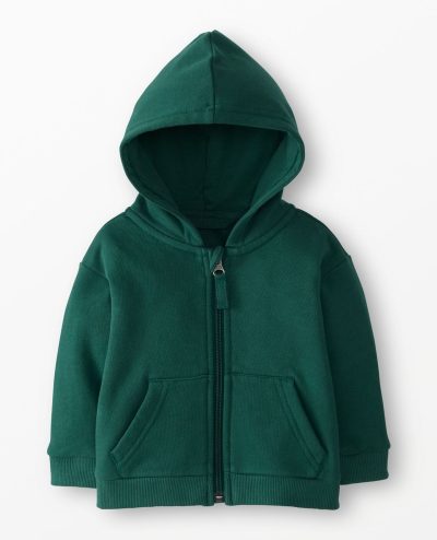 Baby Oversized French Terry Zip Up Hoodie